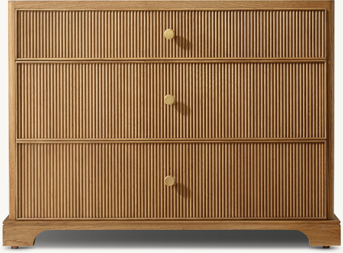 32" nightstand shown in Natural Oak.