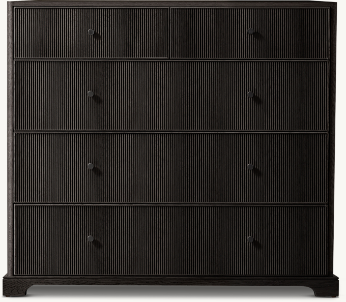 Genevieve Reeded 5-Drawer Dresser