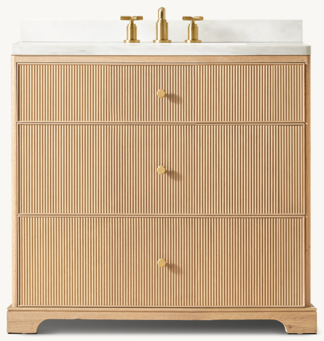 Genevieve Reeded Single Vanity