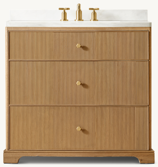 Genevieve Reeded Single Vanity