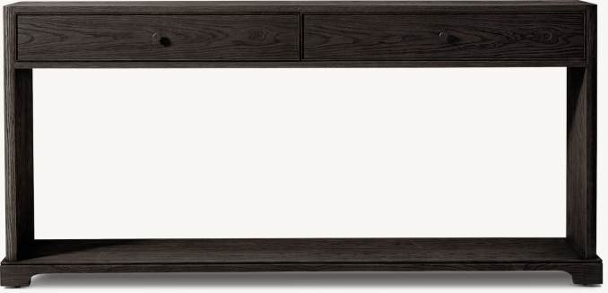 Front view of Genevieve Console Table With Drawers 