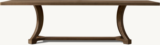 RH Genevieve Emperador Dining Table - Thumbnail 3