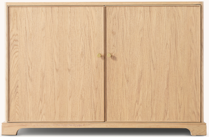 Front view of Genevieve Double-Door Sideboard 