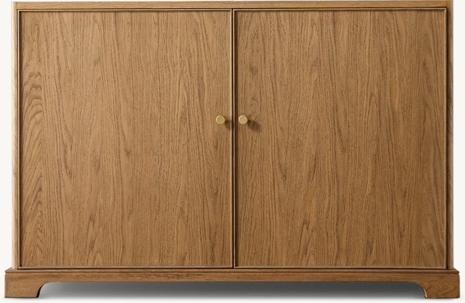 Front view of Genevieve Double-Door Sideboard 