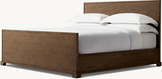 Genevieve Panel Bed with Footboard