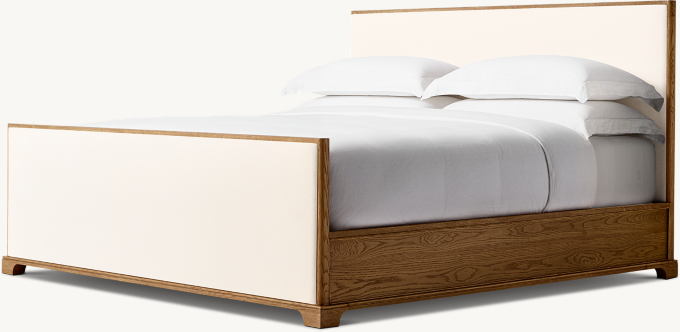Genevieve Fabric Panel Bed with Footboard