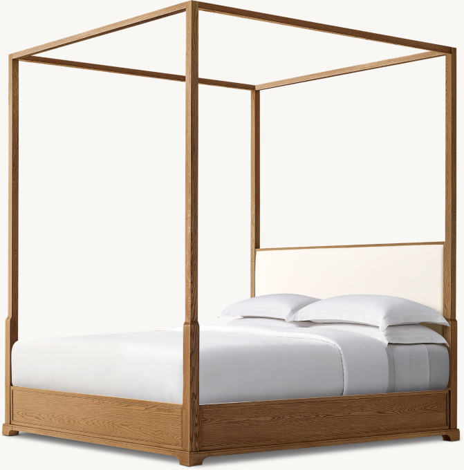 Genevieve Fabric Canopy Bed