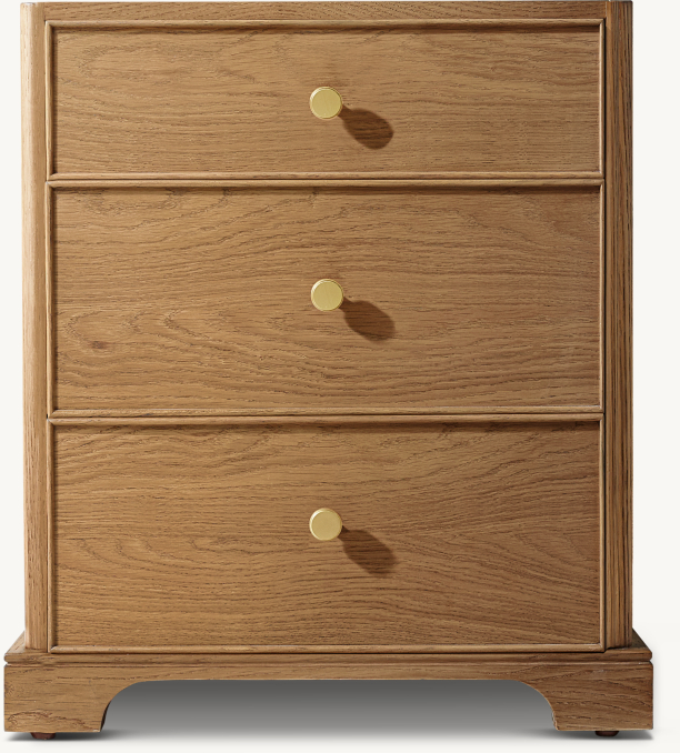 Front view of Genevieve Closed Nightstand 