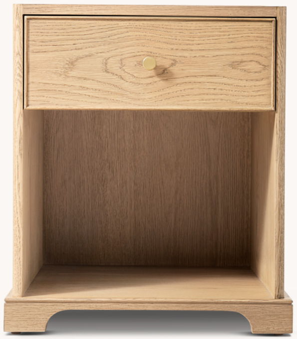 20&#34; nightstand shown in Light Oak.