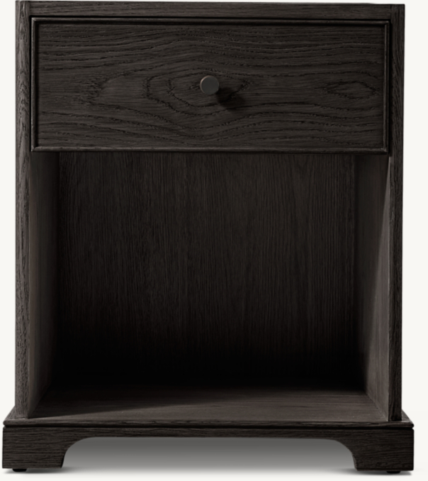 20" nightstand shown in Black Oak.