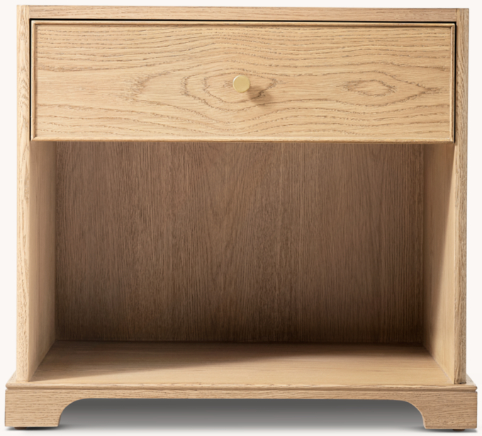 26&#34; nightstand shown in Light Oak.