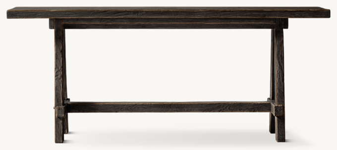 Reclaimed Elm Sawhorse Console Table