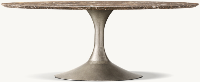 Aero Stone Oval Dining Table