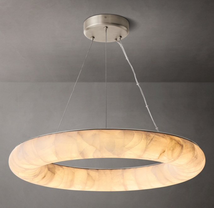 Rivage Lisse Round Chandelier 31\"