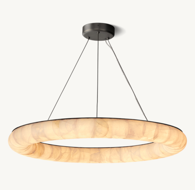 Rivage Lisse Round Chandelier 41\"