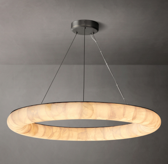 Rivage Lisse Round Chandelier 41\"
