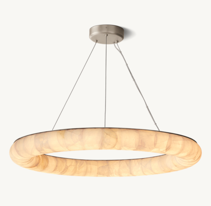 Rivage Lisse Round Chandelier 41"