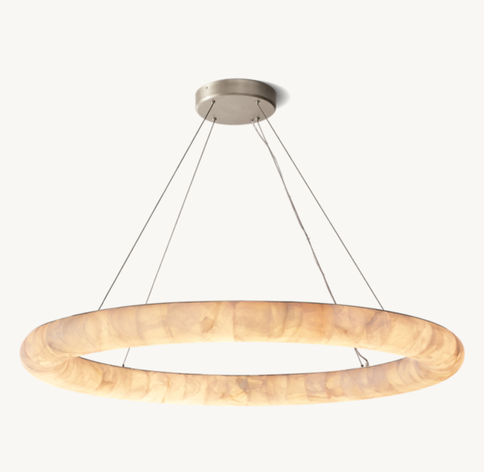 Rivage Lisse Round Chandelier 61"