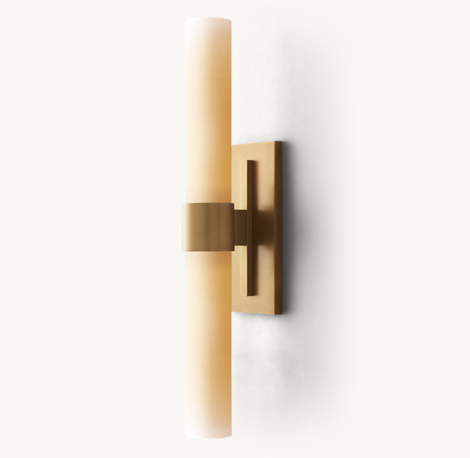 Ravelle Milk Glass Linear Sconce