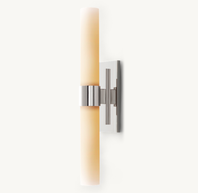 Ravelle Milk Glass Linear Sconce