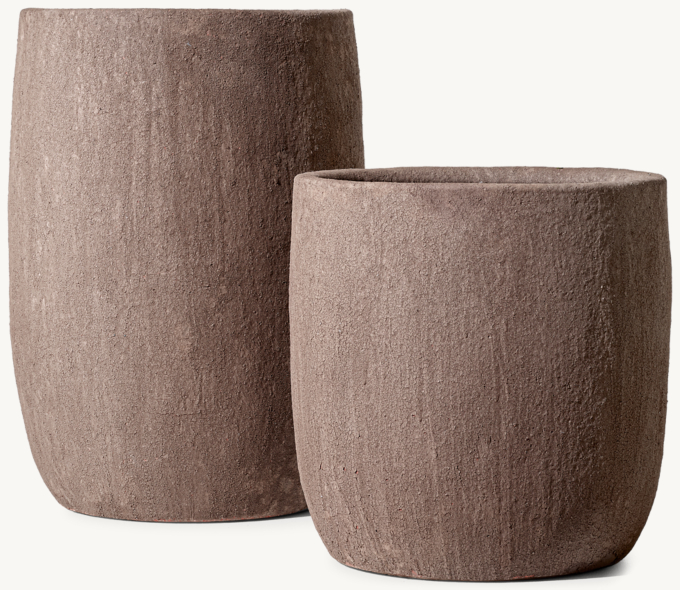 Textured Terra-Cotta Vessel