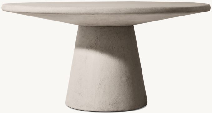 Terzo Round Tapered Dining Table