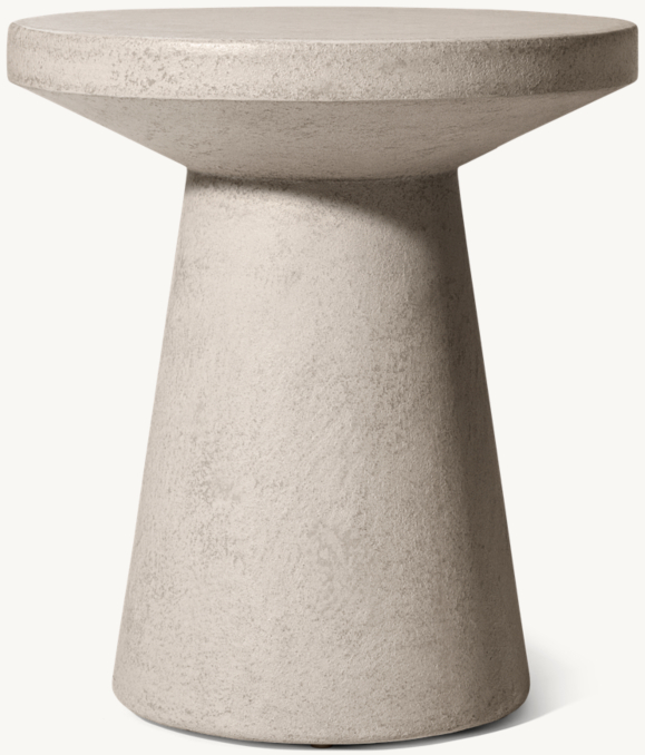 Terzo Round Tapered Side Table