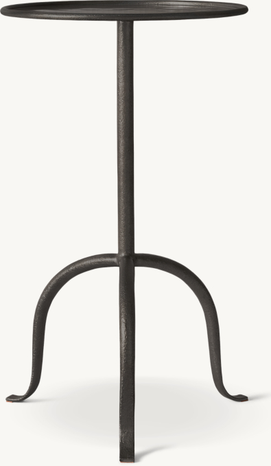 Front view of Verre Curved Leg Drink Table 