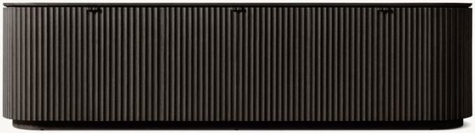 Front view of Milos 6-Door Media Console 