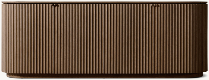 Front view of Milos 4-Door Sideboard 