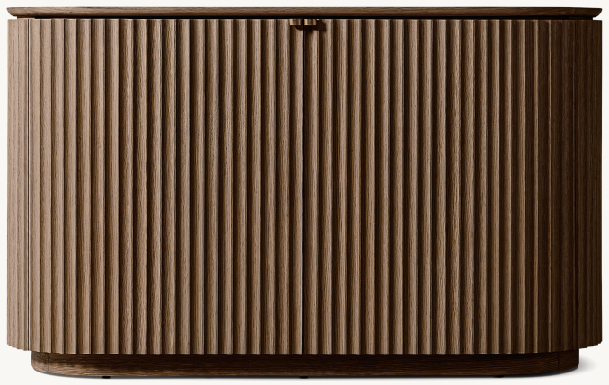 Front view of Milos Double-Door Sideboard 