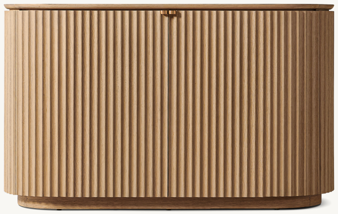 Front view of Milos Double-Door Sideboard 