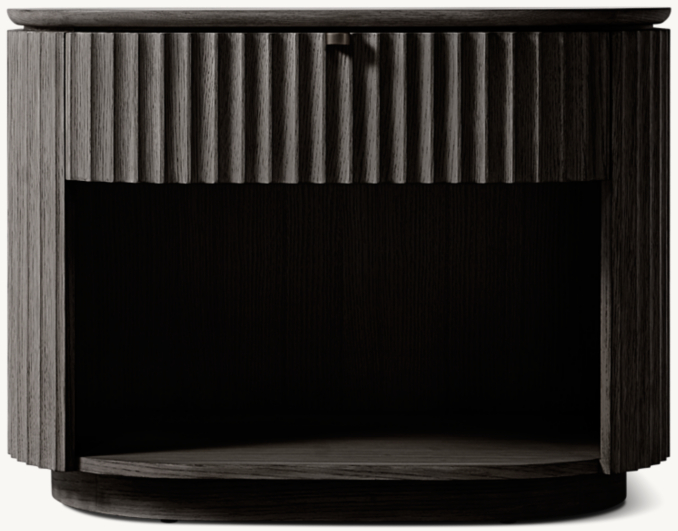 30" nightstand shown in Black Oak.
