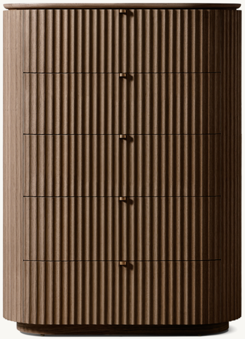 Milos 5-Drawer Narrow Dresser