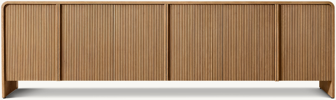 Front view of Alora 6-Door Media Console