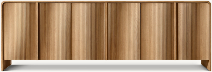 Front view of Alora 6-Door Sideboard 