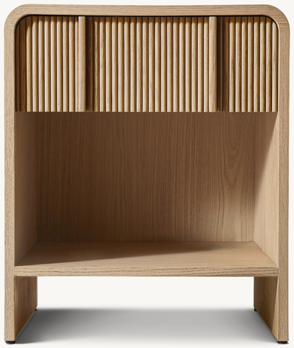 56cm nightstand shown in Greige Oak.