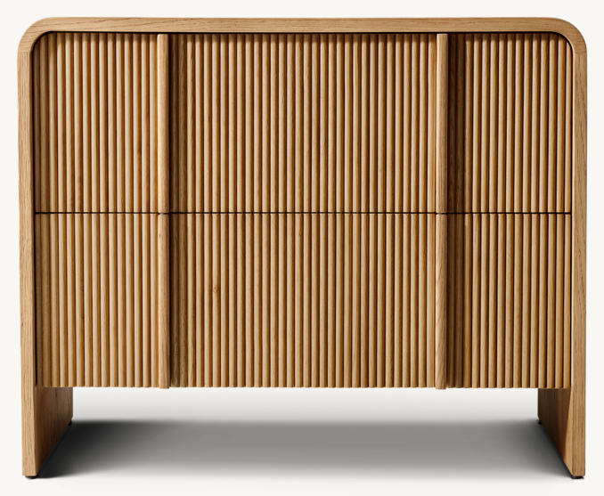 32" nightstand shown in Natural Oak.