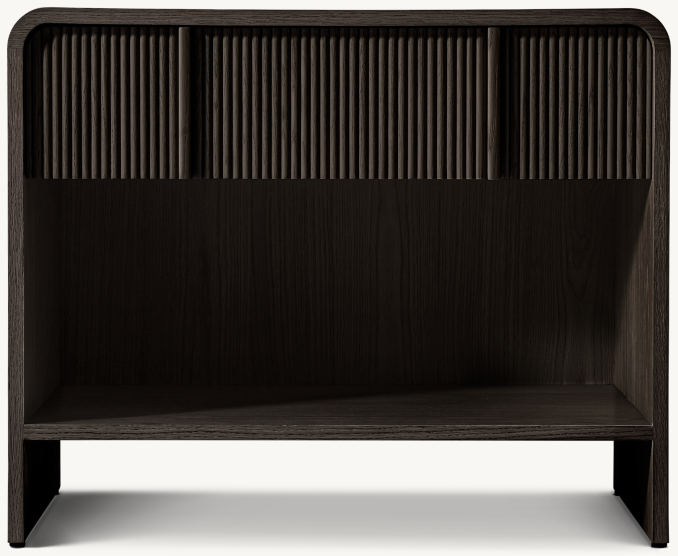 32" nightstand shown in Black Oak.