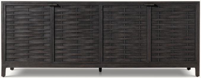 Front view of Tessere 4-Door Sideboard 