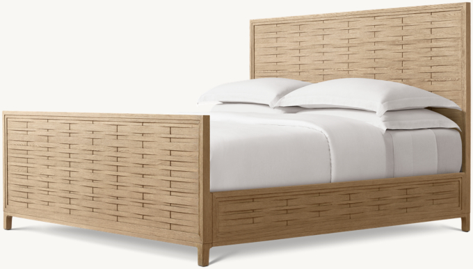 Tessere Panel Bed with Footboard