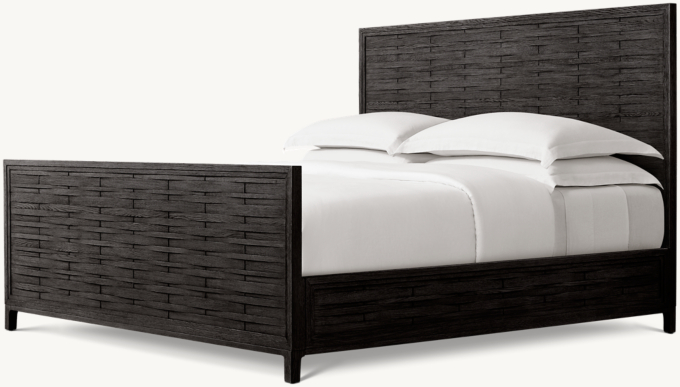 Tessere Panel Bed with Footboard