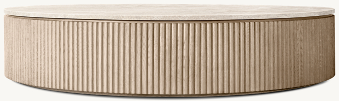 Byron Emperador Round Coffee Table