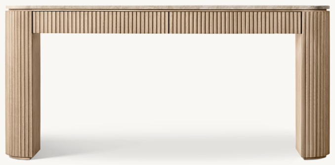 Shown in Greige Oak/Grey Emperador Marble.