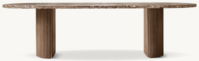 Byron Emperador Dining Table