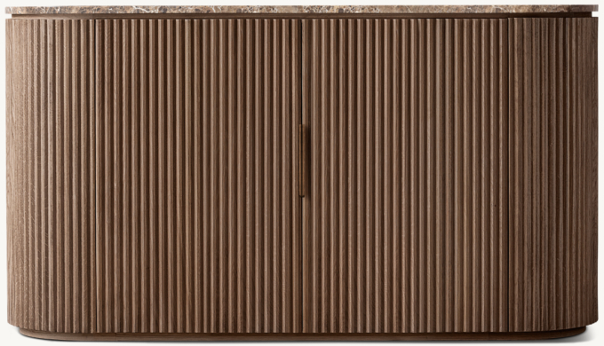 Byron Emperador Double-Door Sideboard