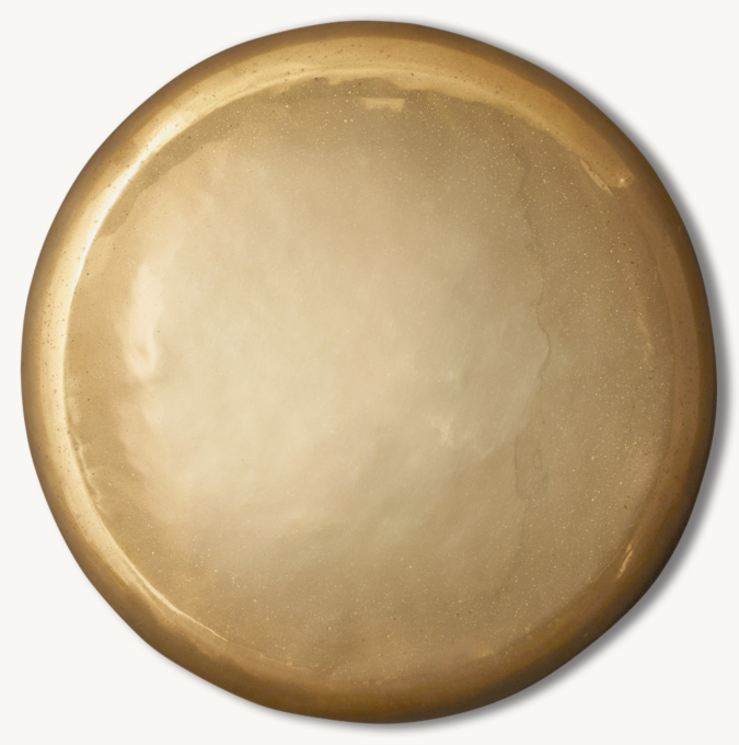 Front view of Nuvola Round Mirror 