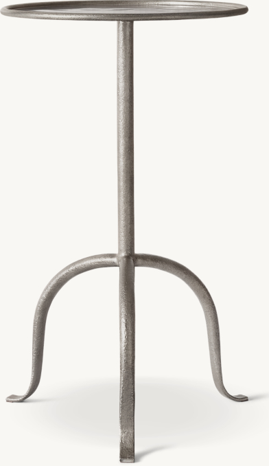 Front view of Verre Curved Leg Drink Table 