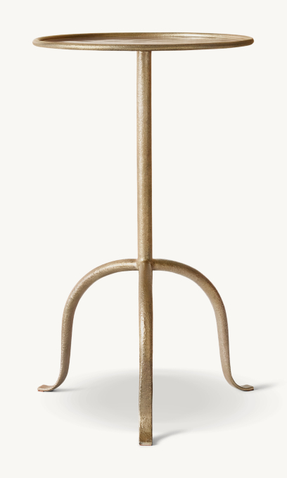 Verre Curved Leg Drink Table | RH