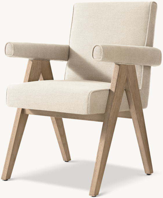 Jakob Fabric Dining Armchair